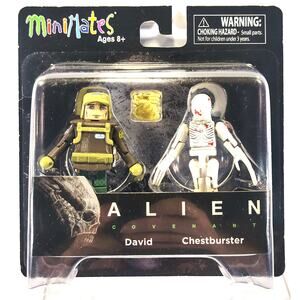 Diamond Select MiniMates Alien DAVID & CHESTBURSTER, New, See Pics/Descr.
